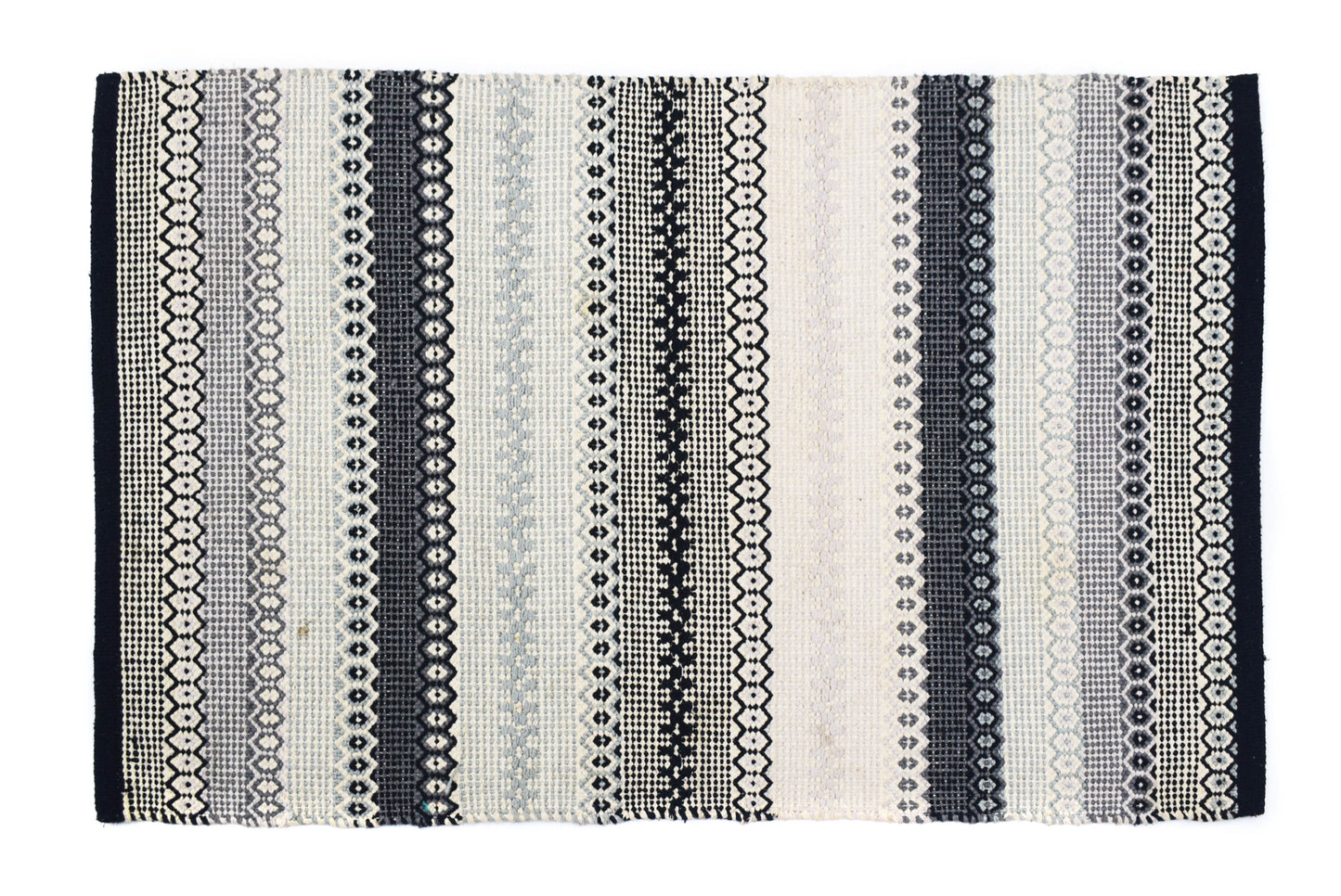 Cotton Kelim Rug With Backing