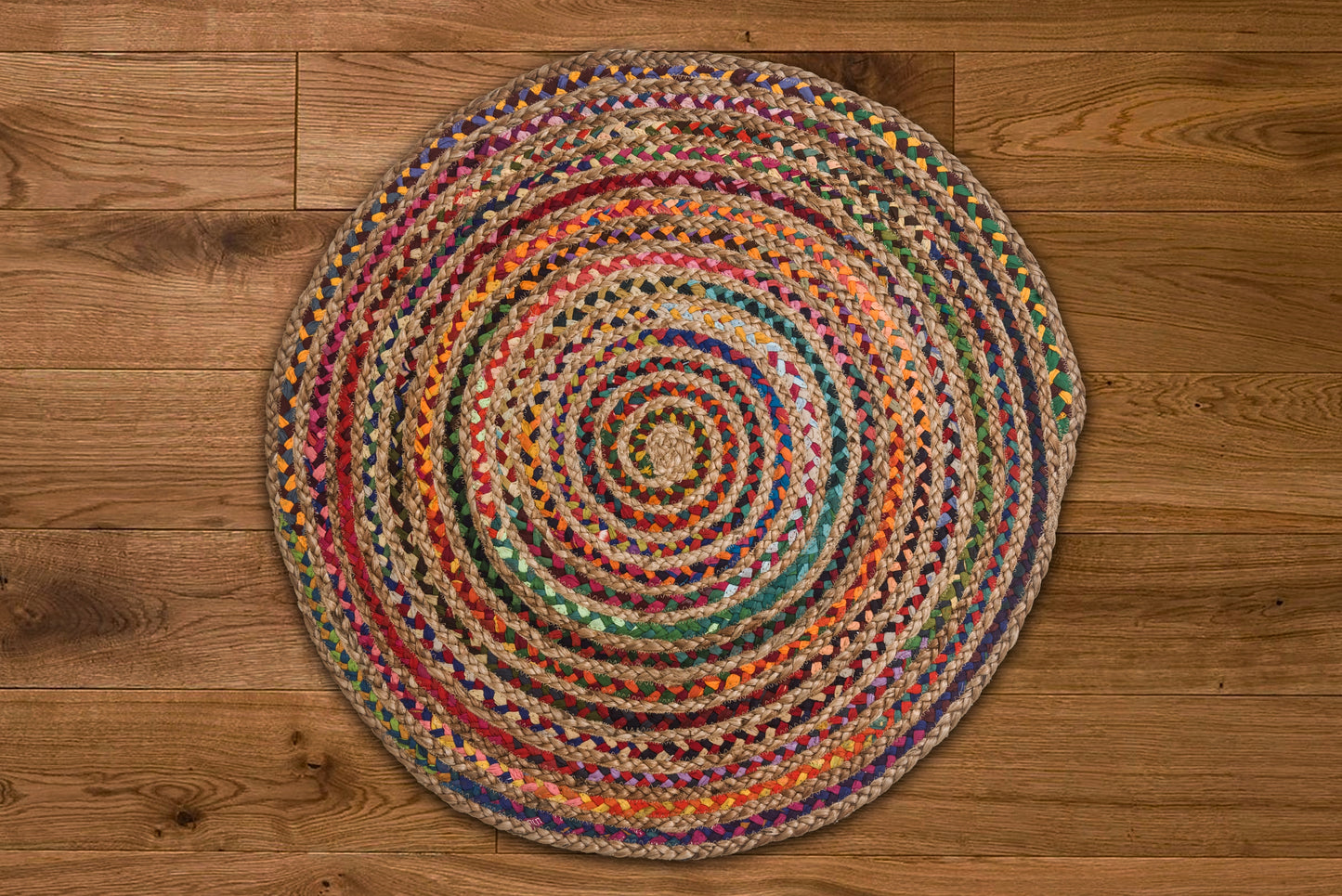 Jute Chindi Round Rug