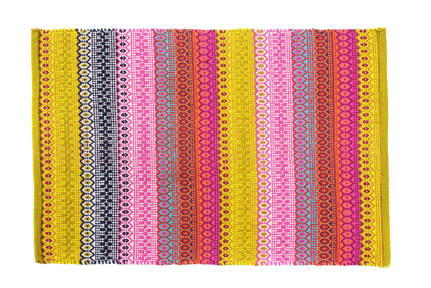 Cotton Kelim Rug With Backing