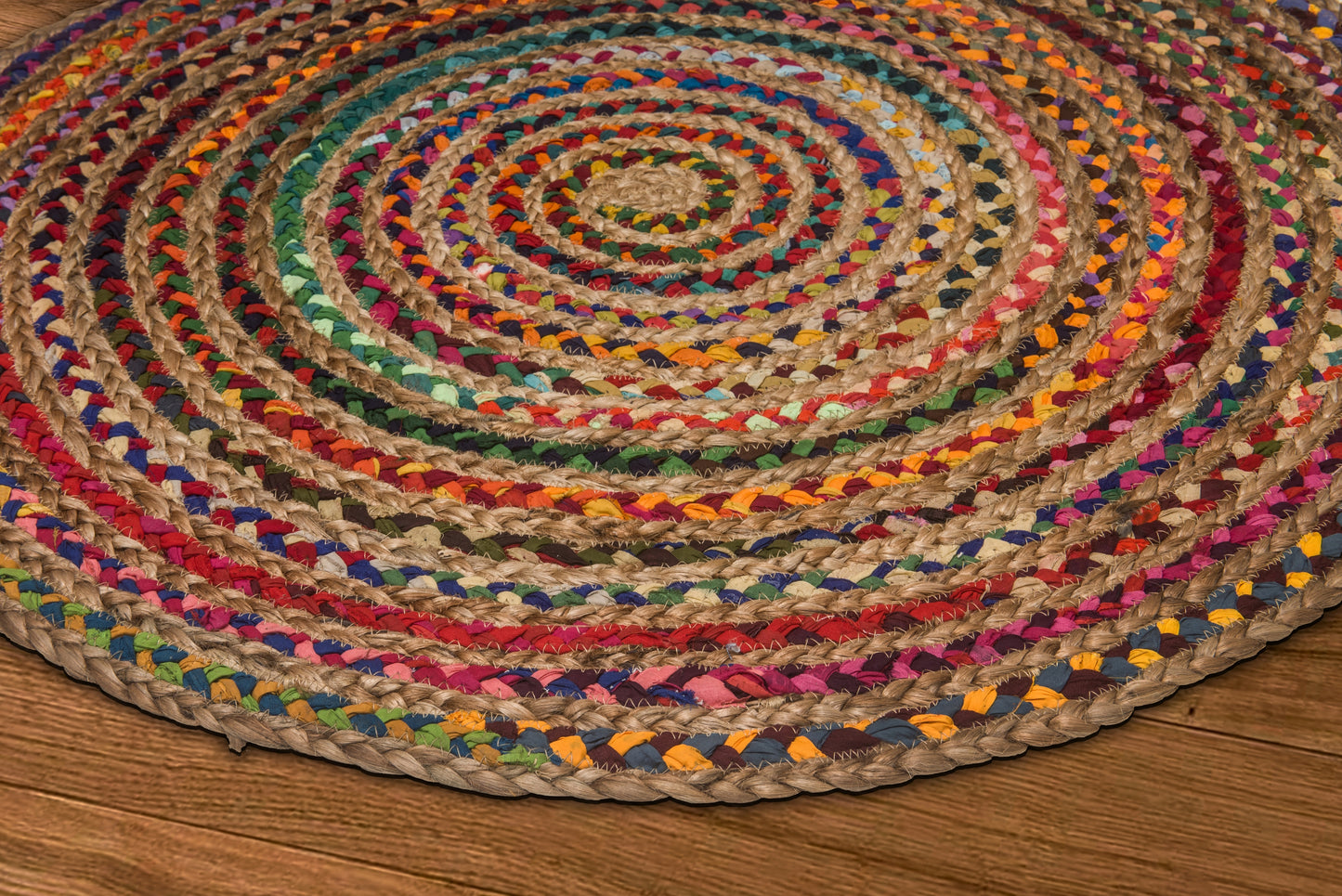 Jute Chindi Round Rug