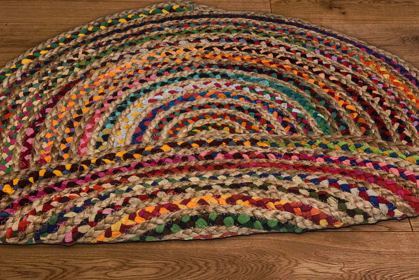 Jute Chindi Round Rug